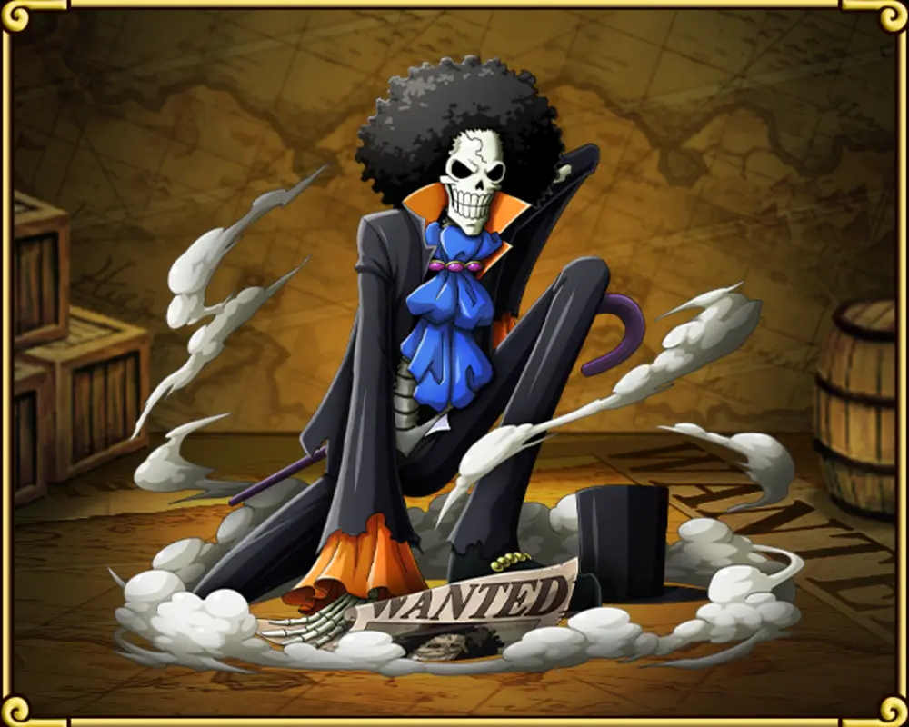 Brook with Straw Hat Pirates flag