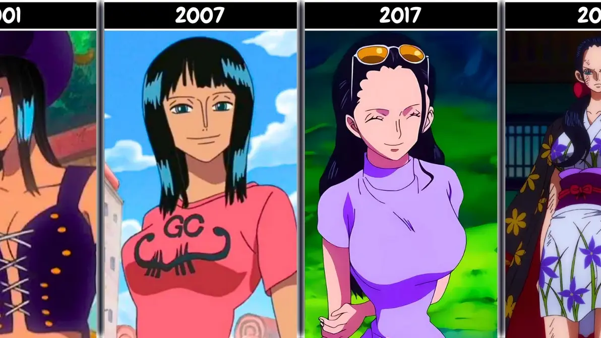 Nico Robin – Secrets of the Void Century 2 Changes in Nico Robin's looks