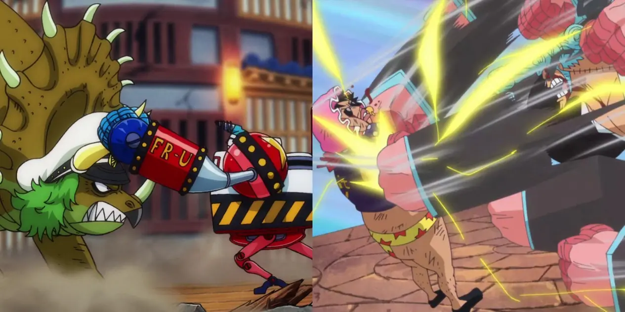 Franky – The Super Cyborg Shipwright 5 Franky in various combat situations