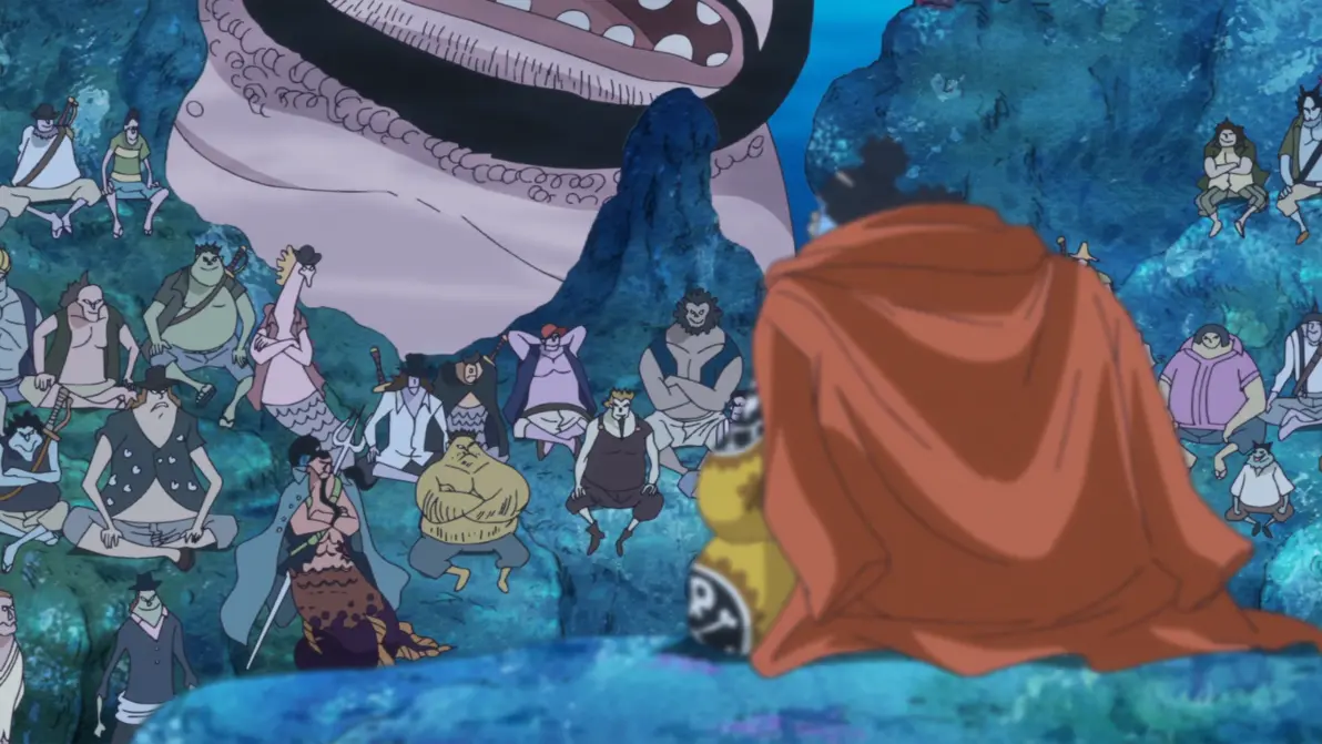 Jinbe Leading the Sun Pirates