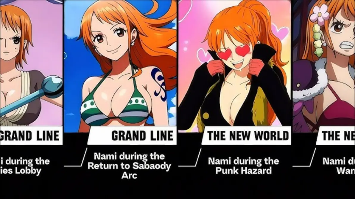 Timeline of Nami's character evolution