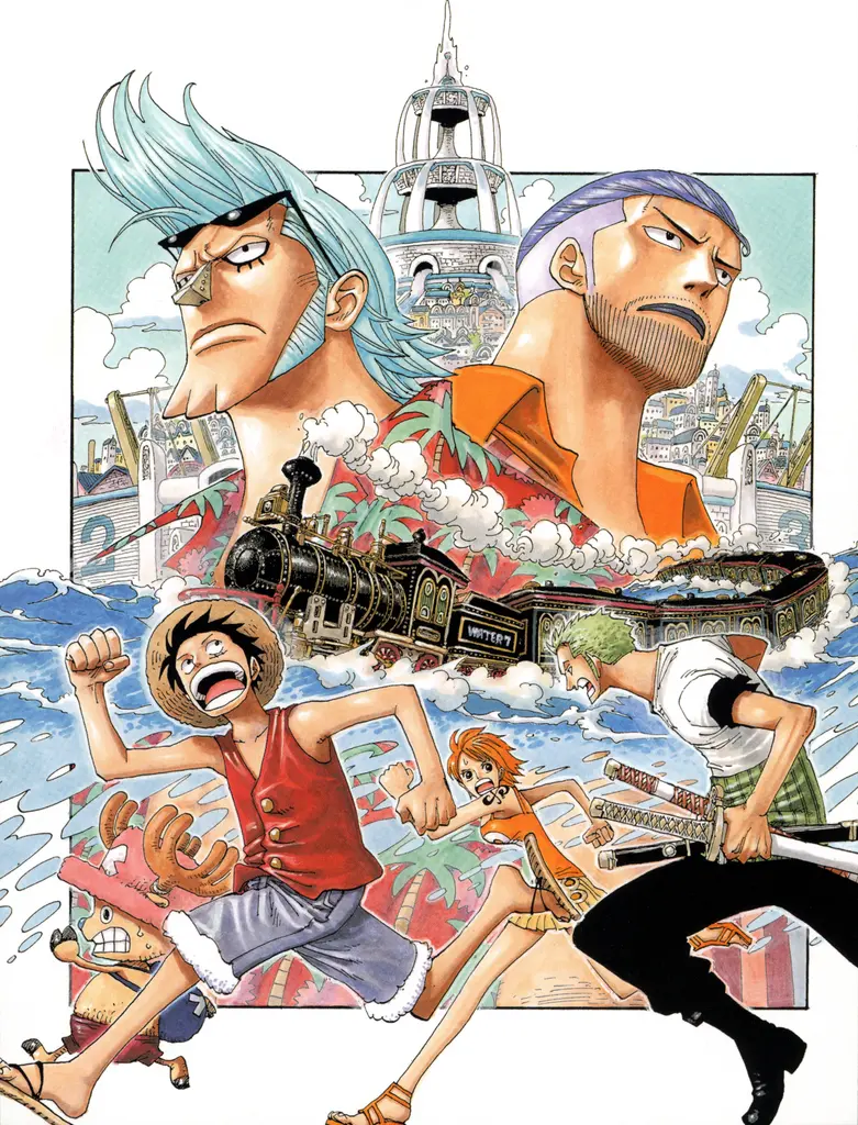 Franky – The Super Cyborg Shipwright 4 Franky in Water 7 Arc scene